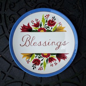 8 in. Blessings Plate - $45.