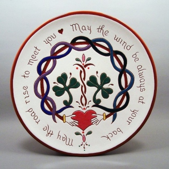 10 in. Irish Blessing Plate - $65.