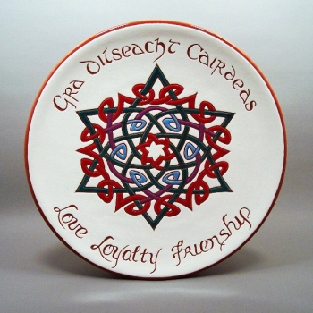 10 in. Love, Loyalty, Friendship Plate - $65.