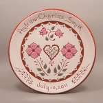 #3 - 8 in. Birth Plate - $45.