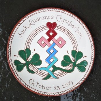 #17 - 8 in. Birth Plate - $49.