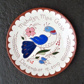 #5 - 8 in. Birth Plate - $49.