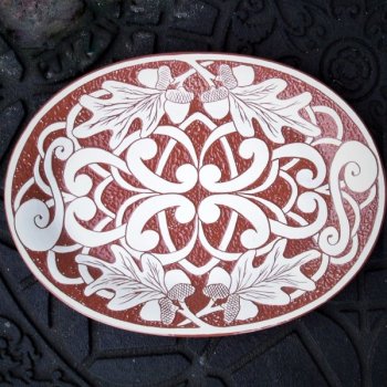 Garden Gate Platter 10" x 13" $ 100