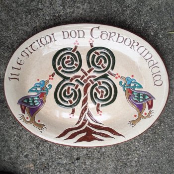 10 in. x 13 in. Tree Platter - $115