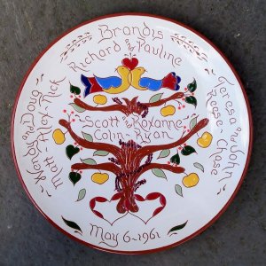 10 in. Family Tree Plate - $75.