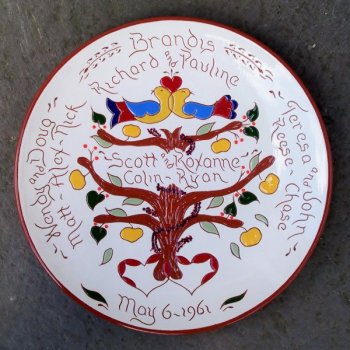 10 in. Family Tree Plate - $85.