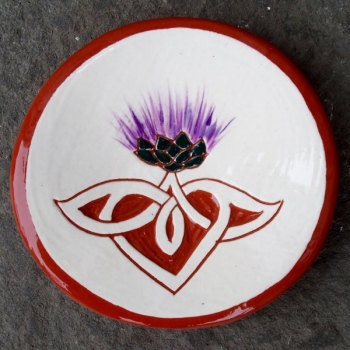 Thistle Heart Tea Dish - $8.