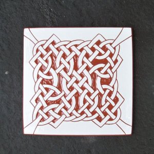 6 in. square 4 corners tile trivet - $ 30.