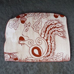 Squirrel Nature Tile - $35