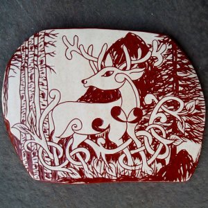 Deer Nature tile - $35.