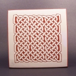 6 in. square Maze tile trivet - $30.