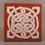 6 in. square St. James tile trivet - $30.