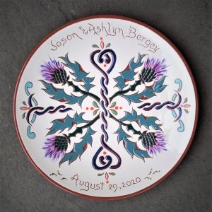 #20 - 10 in. Wedding Plate - $59.
