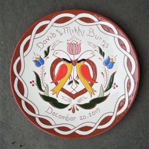 #8 - 10 in. Wedding Plate - $59.