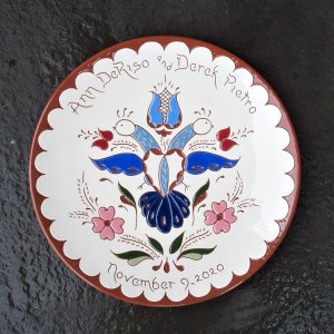 #7 – 10 in. Wedding Plate – $ 59.