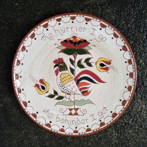 10 in. Rooster Plate - $ 49.