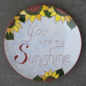 8 in. 'Sunshine' Plate - $39.