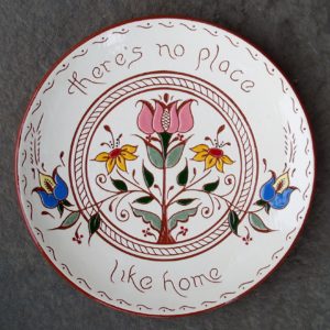 'There's no place like home' 8 in. Plate