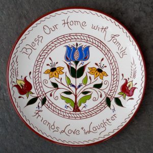 8 in. 'Bless with.....' Plate