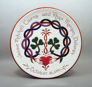 #18 - 10 in. Wedding Plate - $49.