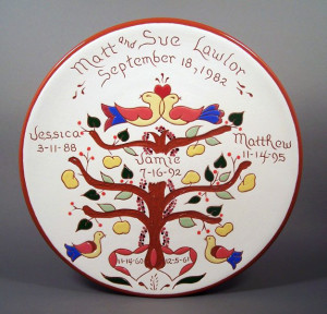 10 in. Family Tree Plate - $65.