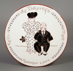 # 4 - 10 in. Wedding Plate - $49.
